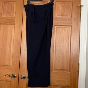 Ladies Kate Hill black with red pin stipe trouser